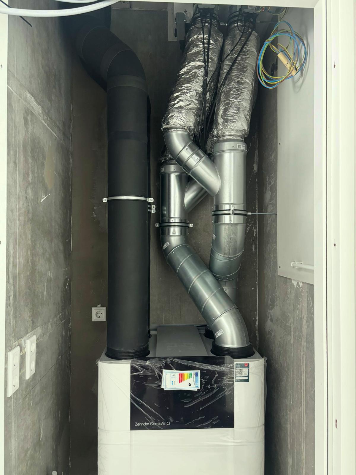 WTW-installatie zorgappartementen Nieuwveen